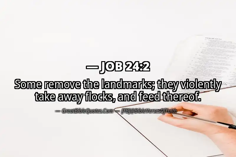 JOB 24:2 Verse
