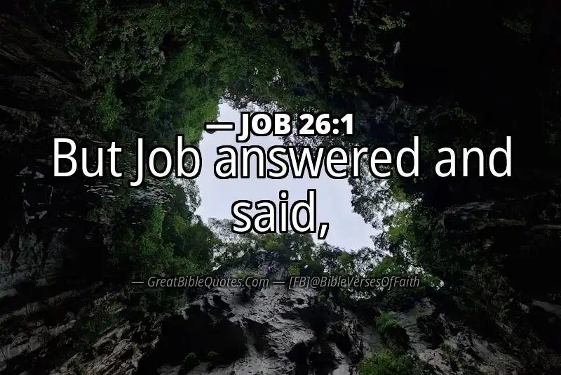 JOB 26:1 Verse Image