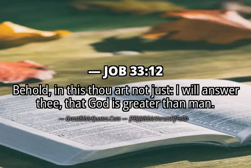 JOB 33:12 Verse
