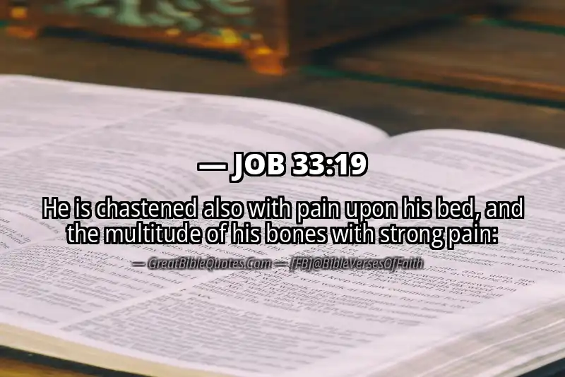 JOB 33:19 Verse