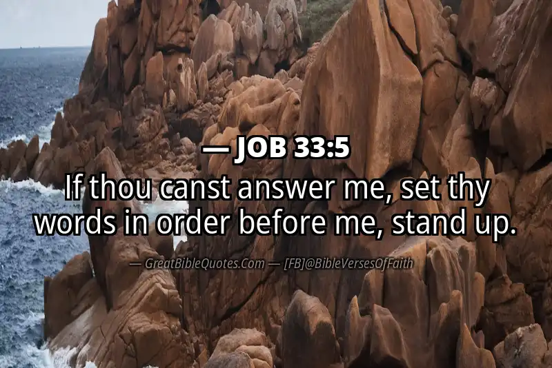 JOB 33:5 Verse