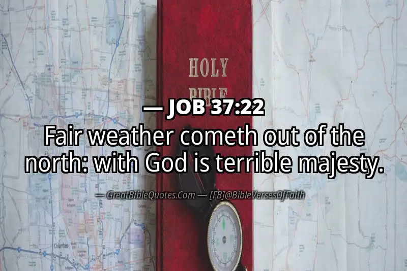 JOB 37:22 Verse