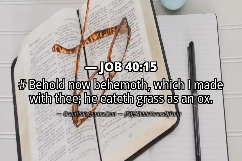 JOB 40:15 Verse