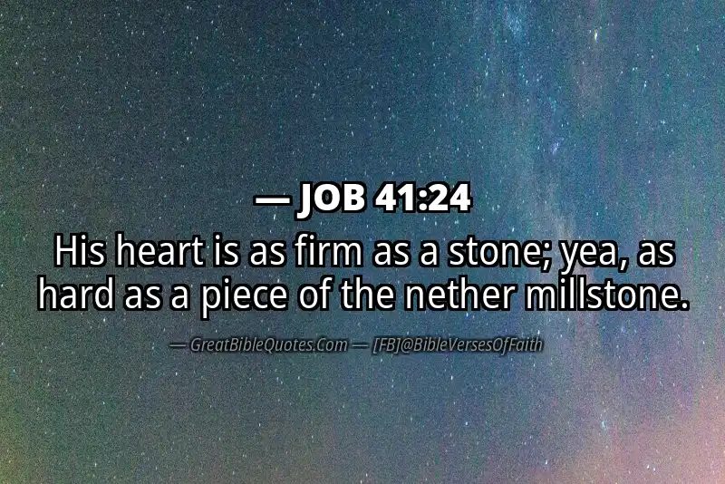 JOB 41:24 Verse