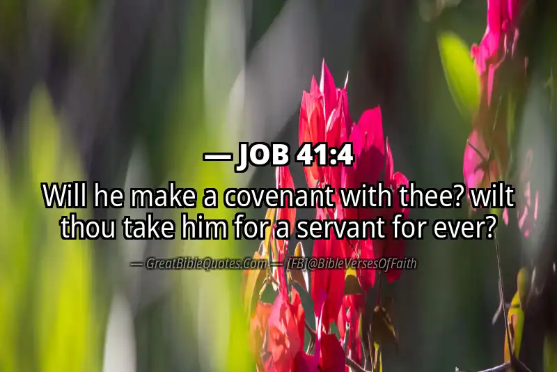 JOB 41:4 Verse