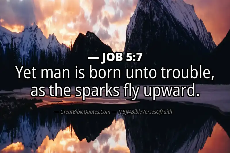 JOB 5:7 Verse