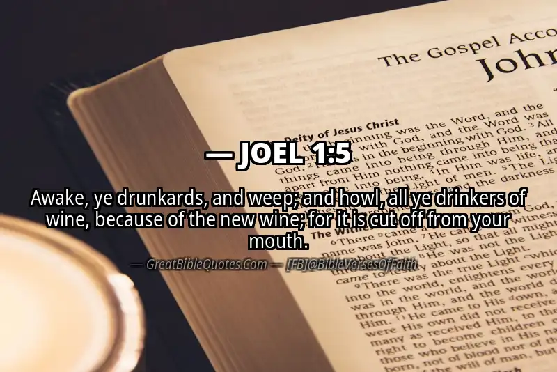 Bible verse: JOEL 1:5 Image