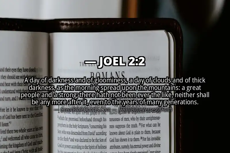 Bible verse: JOEL 2:2 Image