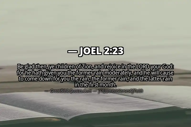 Bible verse: JOEL 2:23 Image