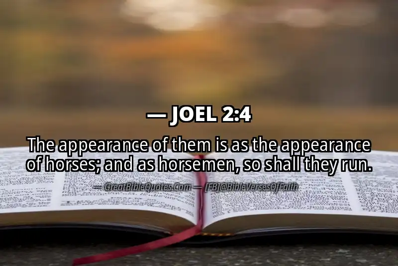 Bible verse: JOEL 2:4 Image