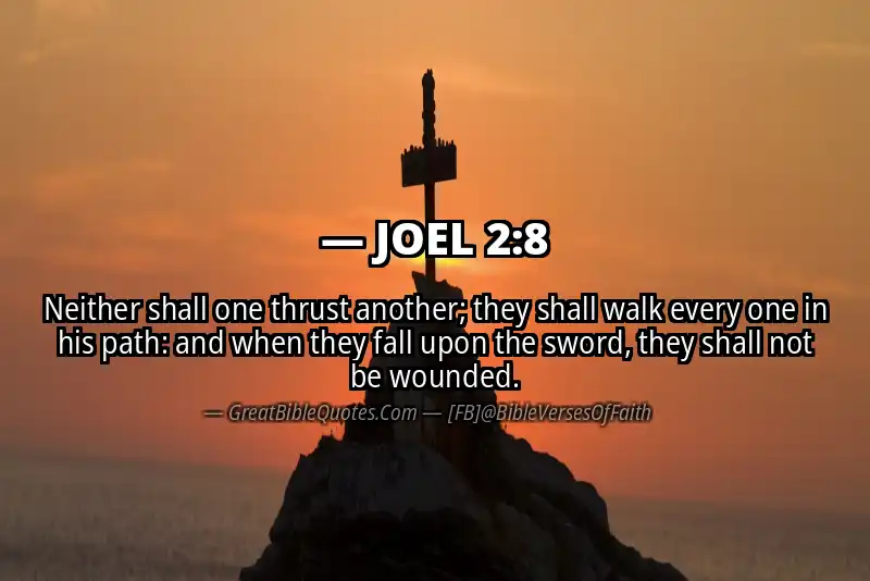 JOEL 2:8 Verse Image