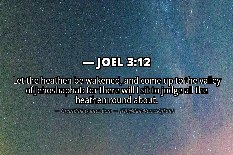 JOEL 3:12 Verse