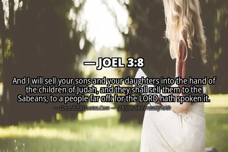 JOEL 3:8 Verse