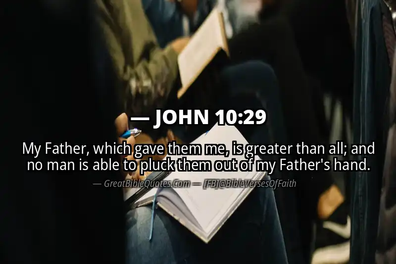 JOHN 10:29 Verse