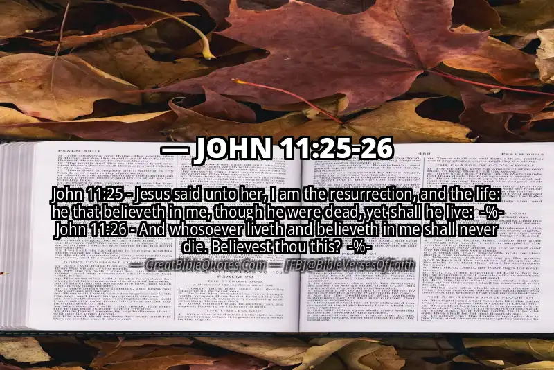 Image for JOHN 11:25-26 Bible verse