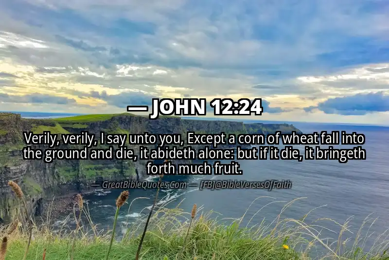 Image for JOHN 12:24 Bible verse