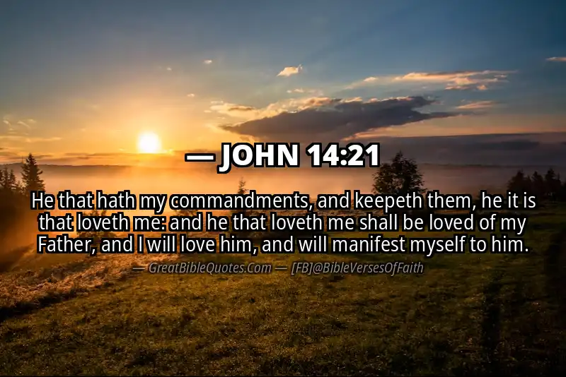 JOHN 14:21 Verse