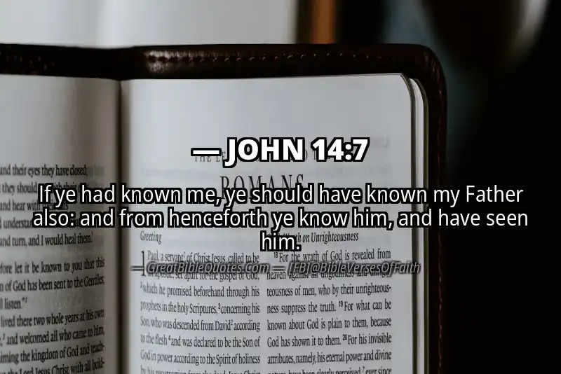 JOHN 14:7 Verse