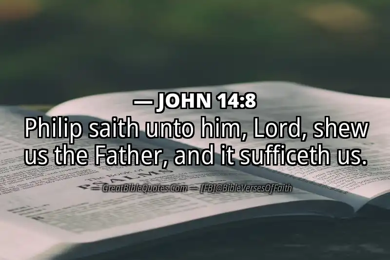 JOHN 14:8 Verse