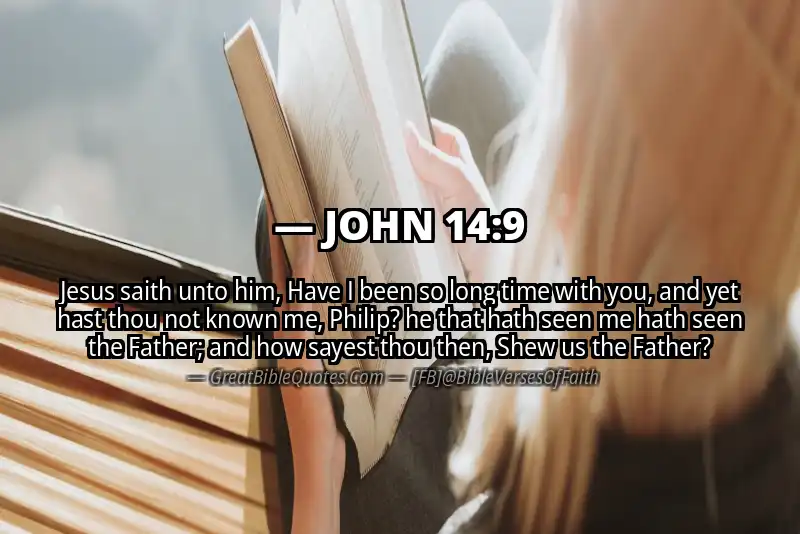 JOHN 14:9 Verse Image