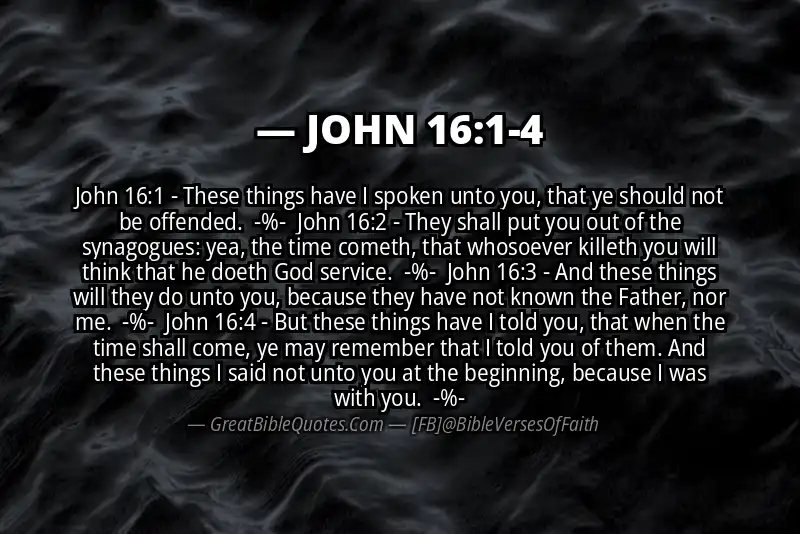 Image for JOHN 16:1-4 Bible verse