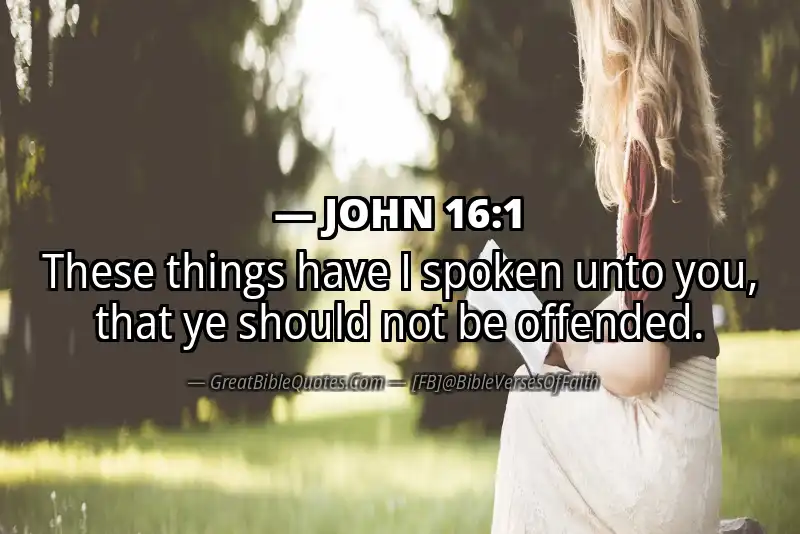 JOHN 16:1 Verse