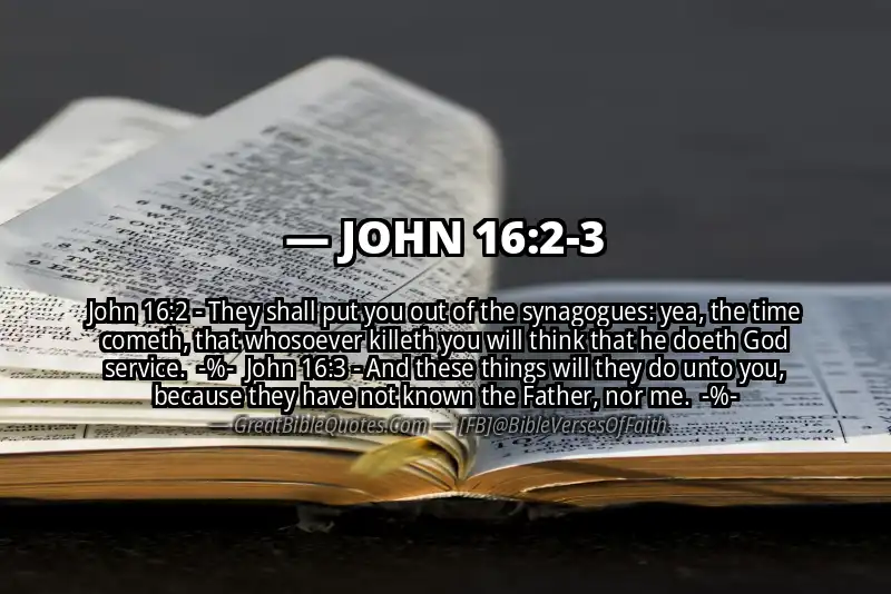 Image for JOHN 16:2-3 Bible verse
