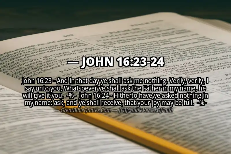 Image for JOHN 16:23-24 Bible verse