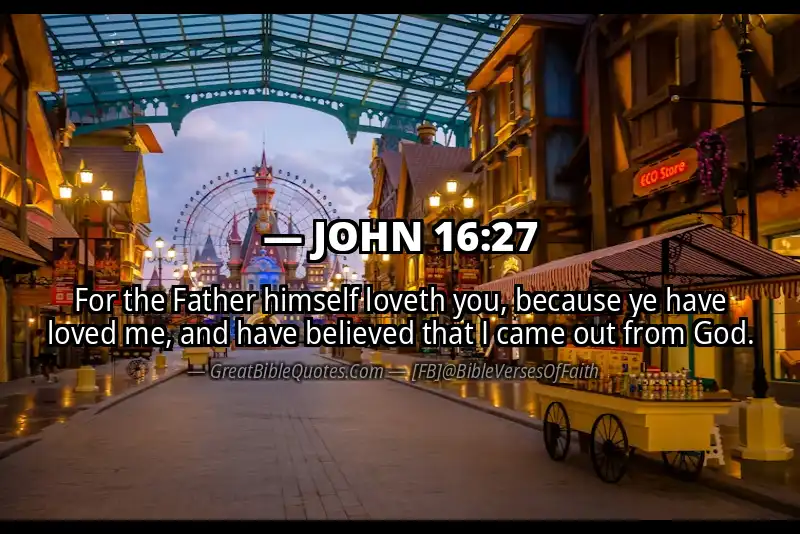 JOHN 16:27 Verse