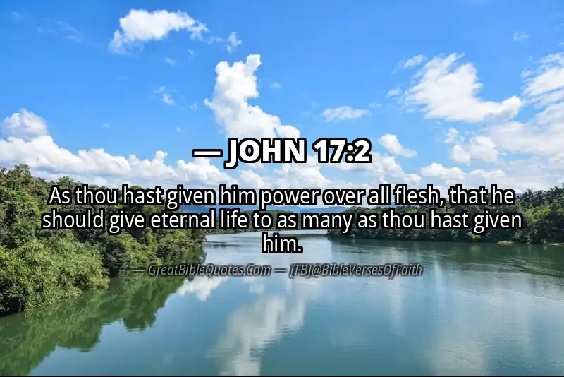 JOHN 17:2 Verse