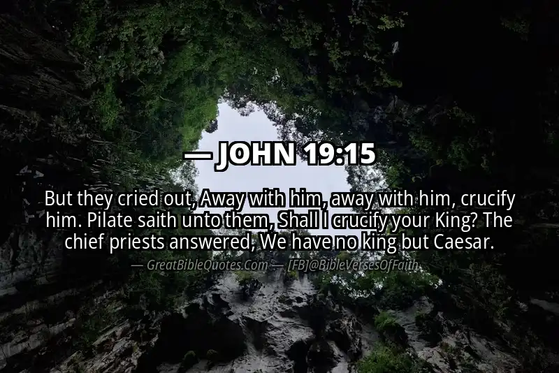 JOHN 19:15 Verse