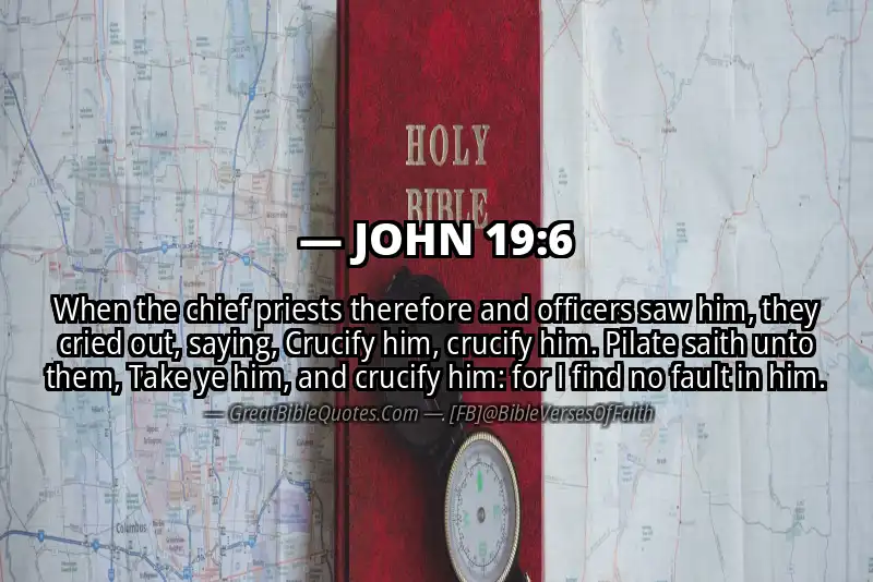 JOHN 19:6 Verse