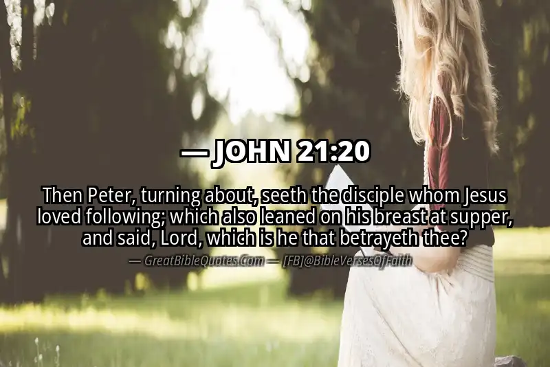 JOHN 21:20 Verse