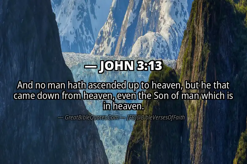 JOHN 3:13 Verse Image