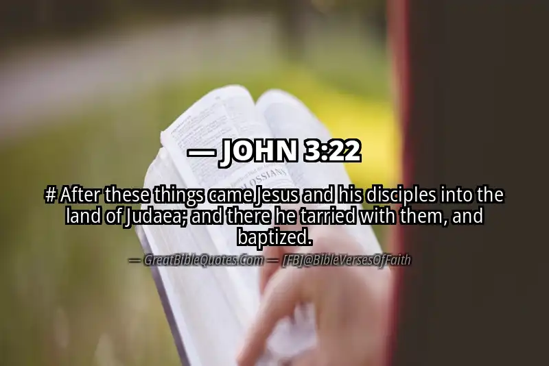 JOHN 3:22 Verse
