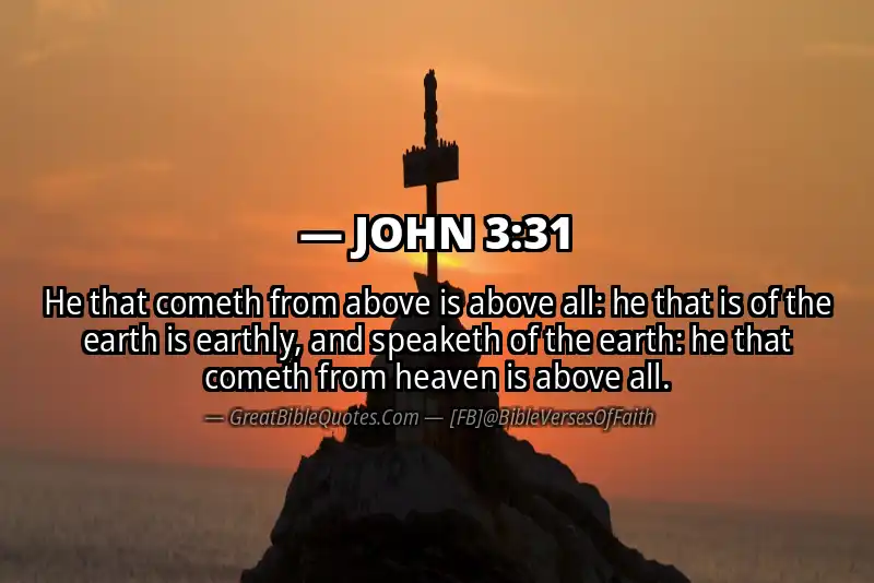 JOHN 3:31 Verse