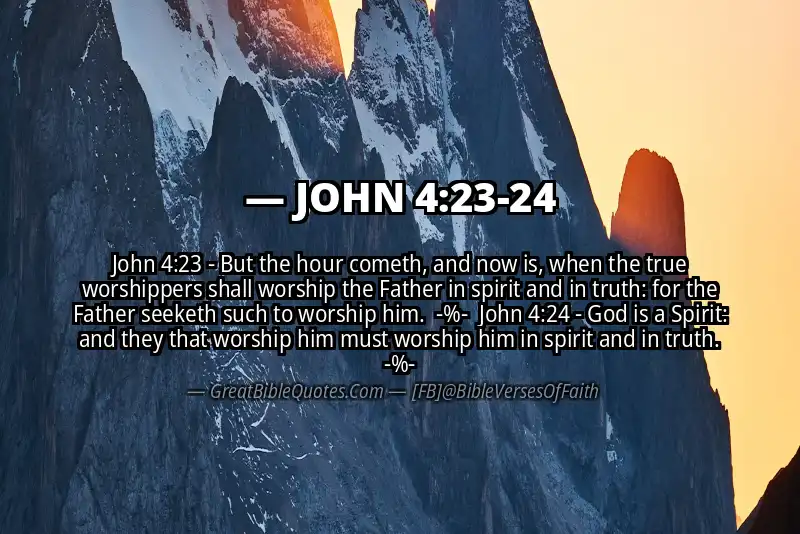 Image for JOHN 4:23-24 Bible verse