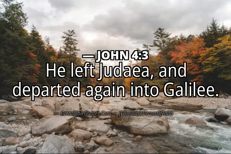 JOHN 4:3 Verse