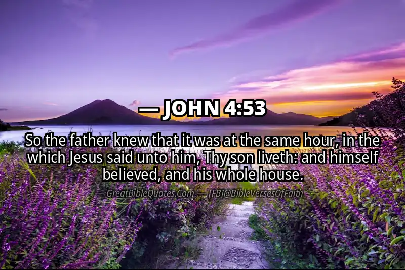JOHN 4:53 Verse