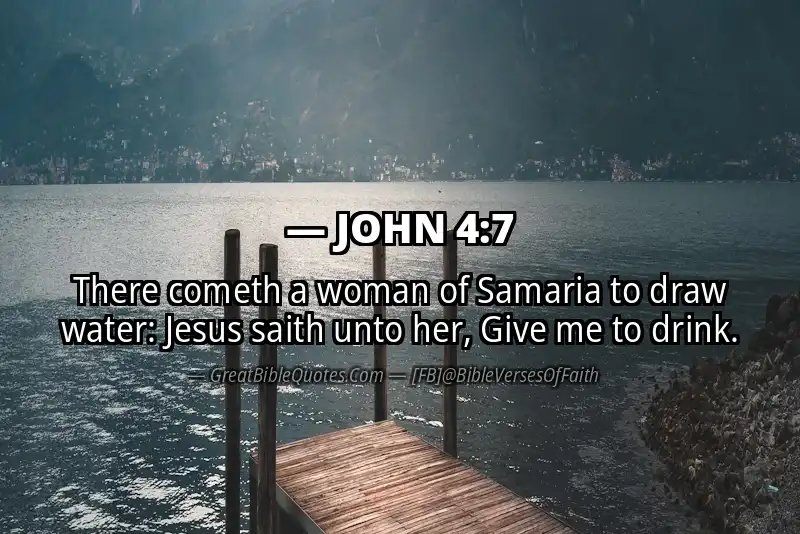 JOHN 4:7 Verse