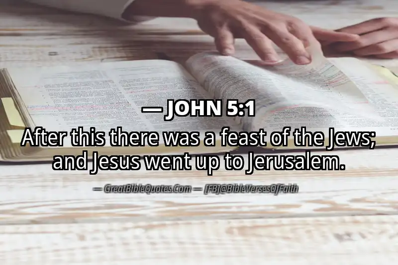 JOHN 5:1 Verse