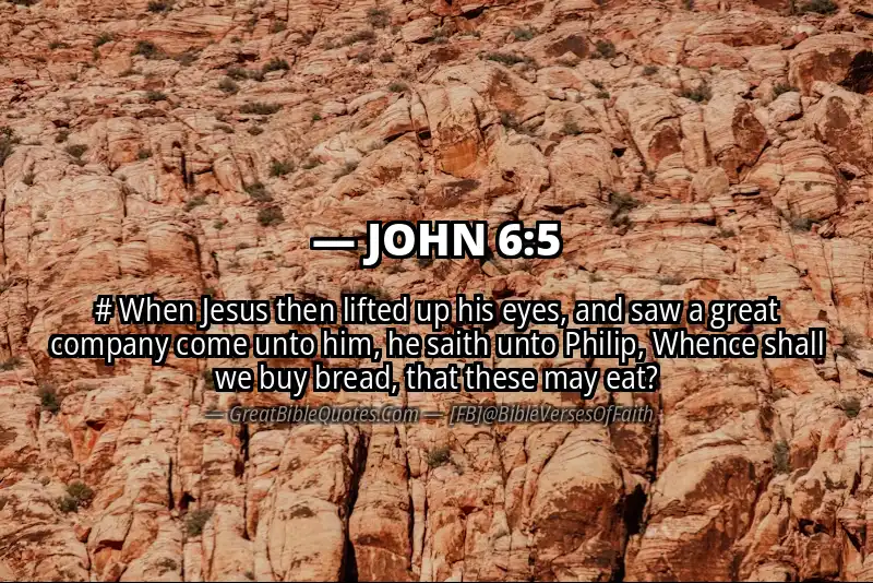 JOHN 6:5 Verse