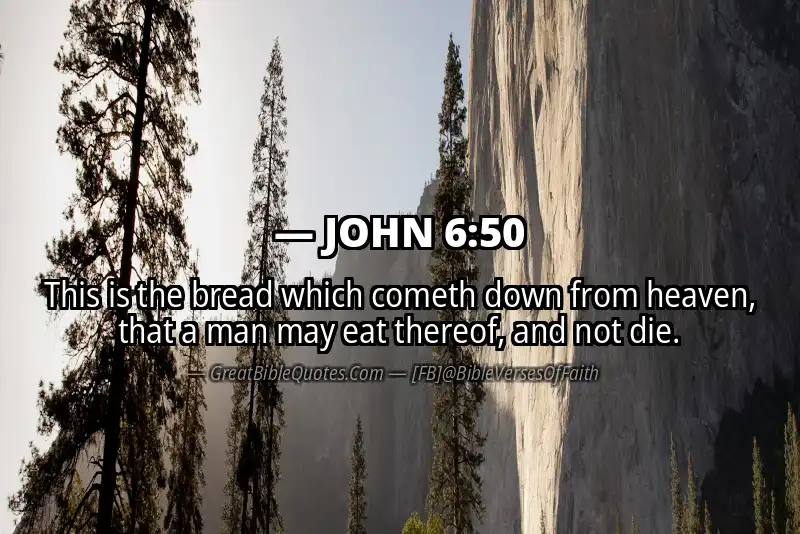 JOHN 6:50 Verse