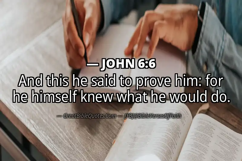 JOHN 6:6 Verse