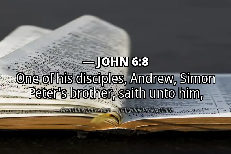 JOHN 6:8 Verse