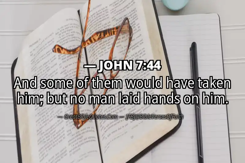 JOHN 7:44 Verse