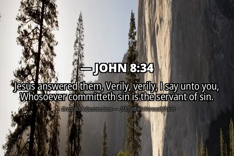 JOHN 8:34 Verse