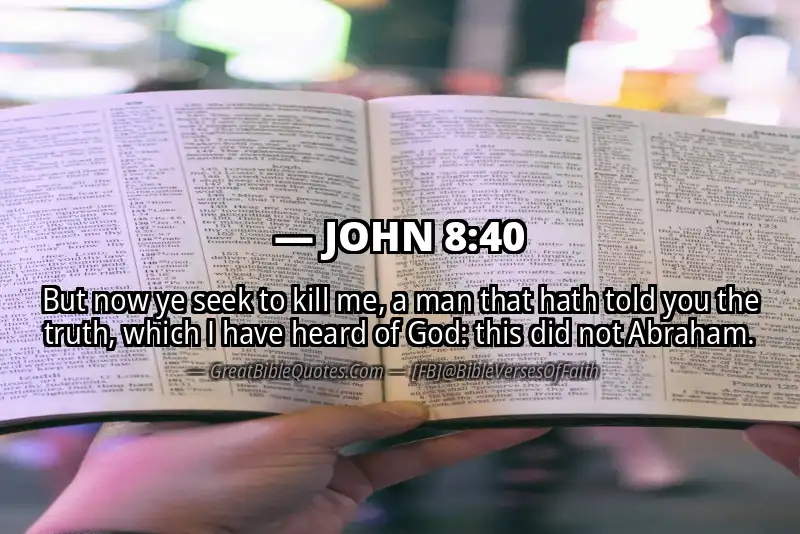 JOHN 8:40 Verse Image