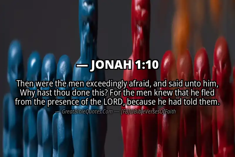 Bible verse: JONAH 1:10 Image