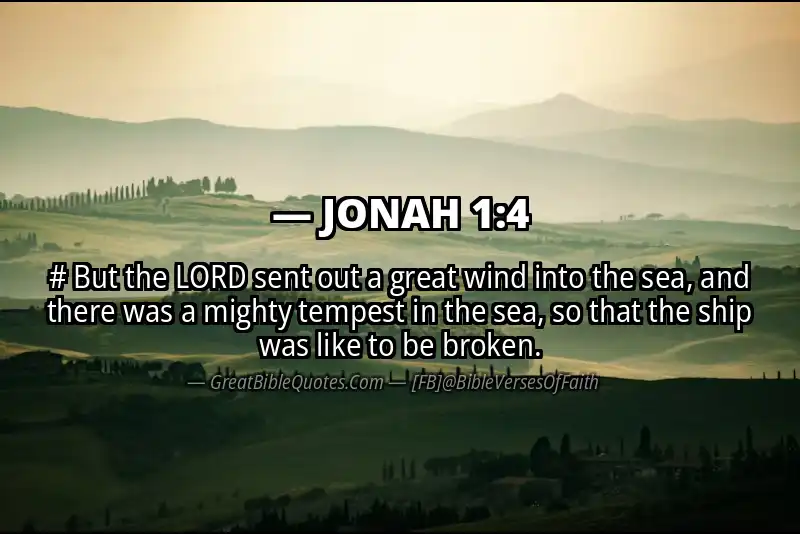JONAH 1:4 Verse